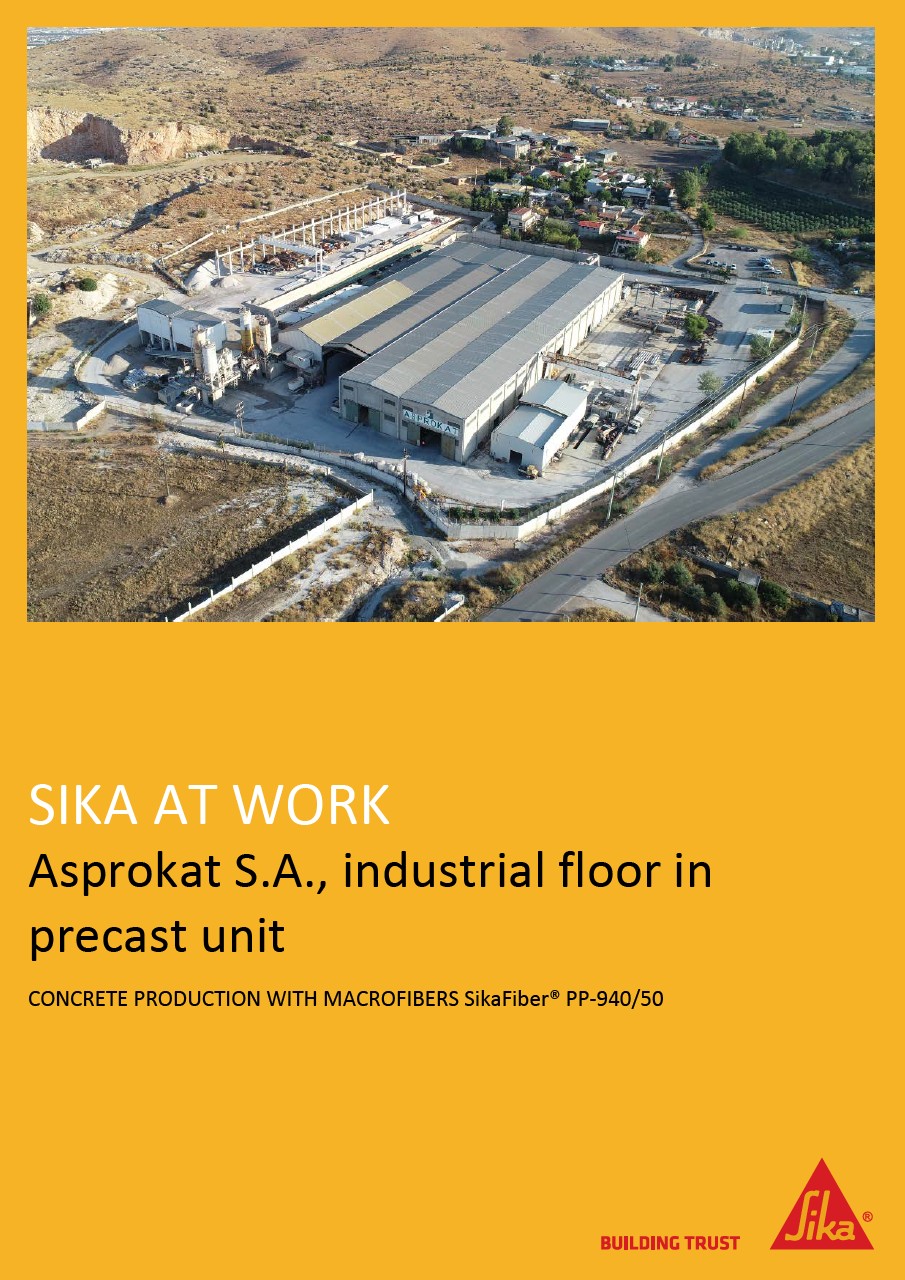 Industrial Floor in Precast Unit in Greece