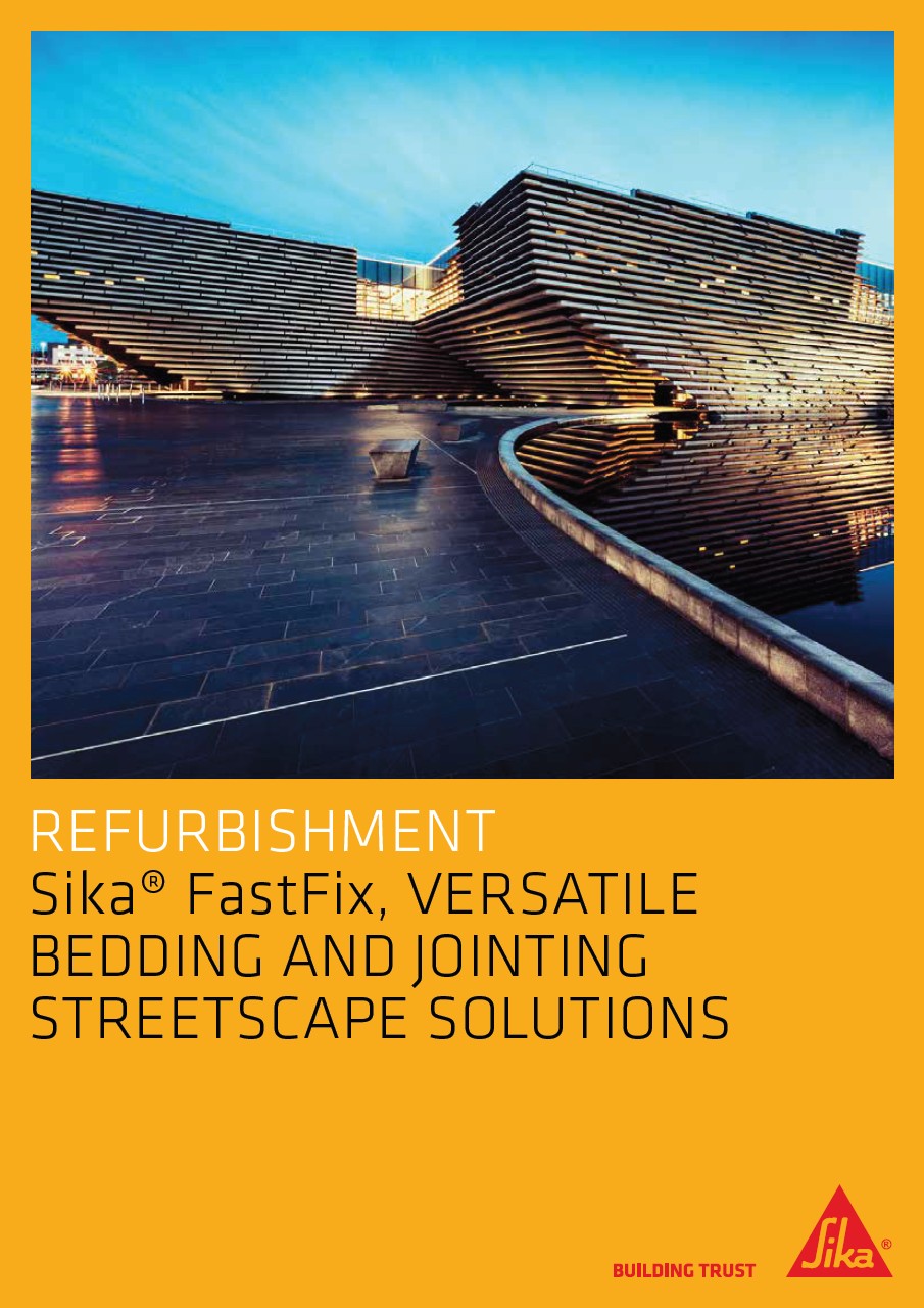 Refurbishment - Versatile Bedding & Jointing Streetscape Solutions