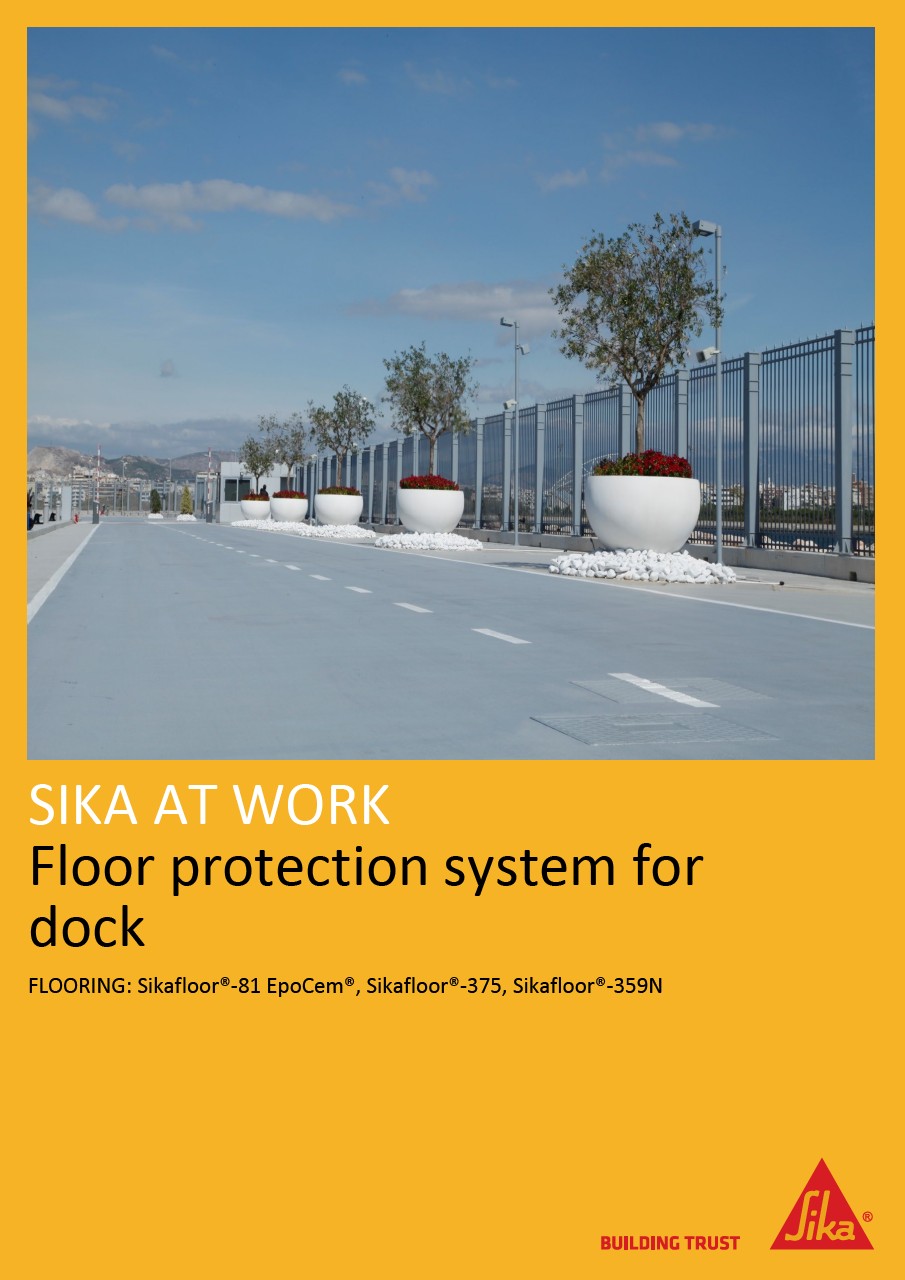 Floor protection system for dock
