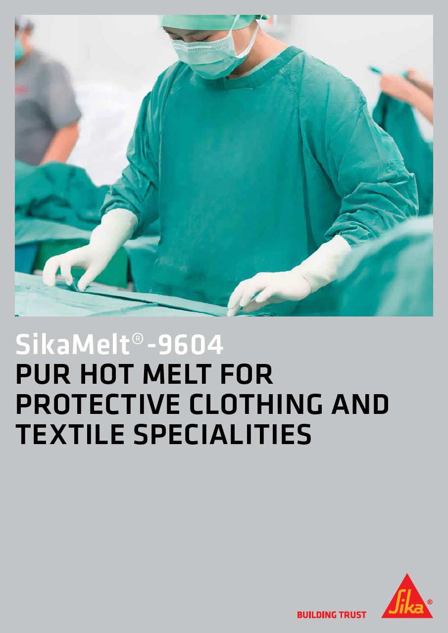 SikaMelt®-9604 - Θερμόκολλα για εξειδικευμένο ιατρικό ρουχισμό