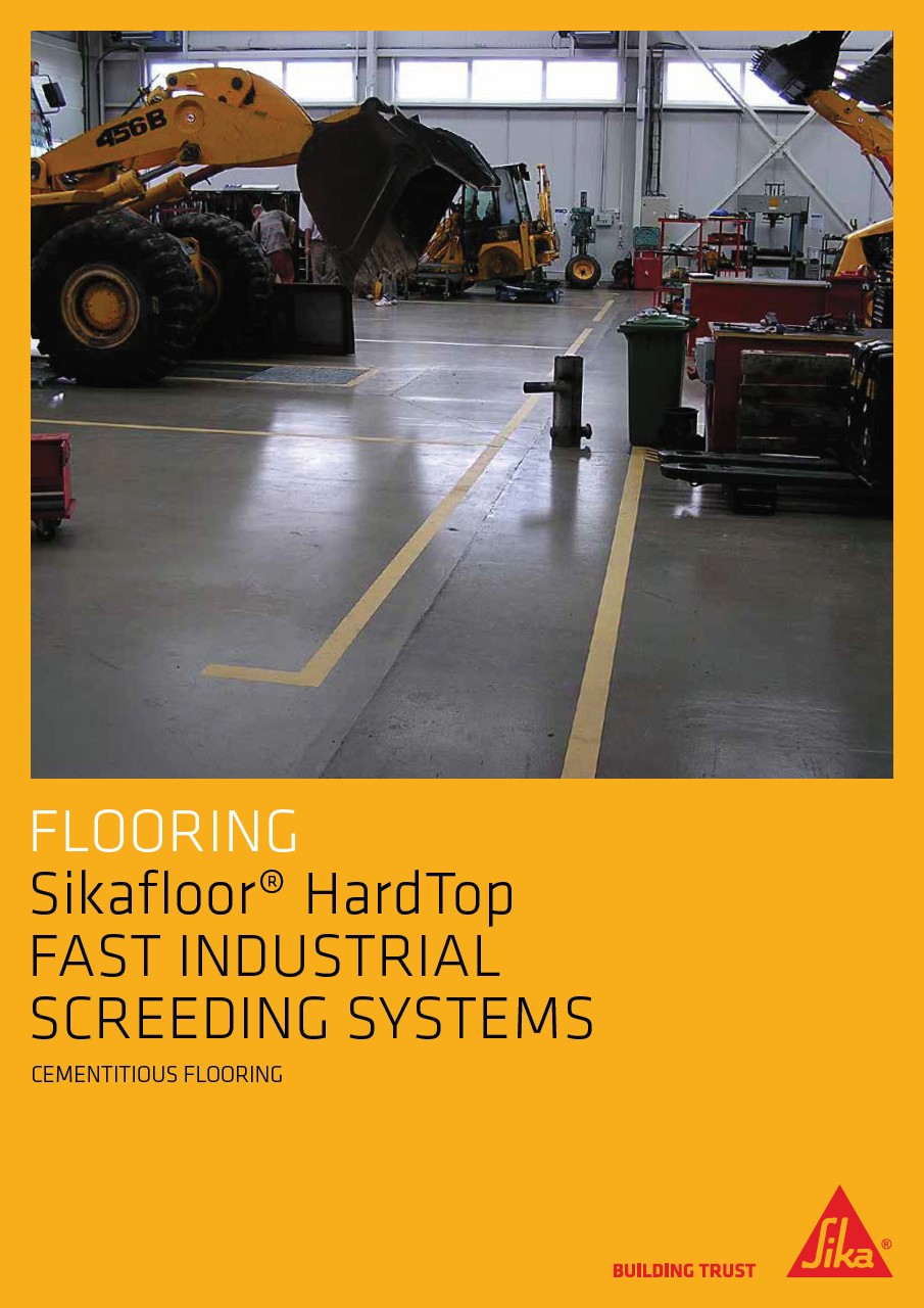 Κονιάματα διάστρωσης βιομηχανικών δαπέδων Sikafloor® HardTop