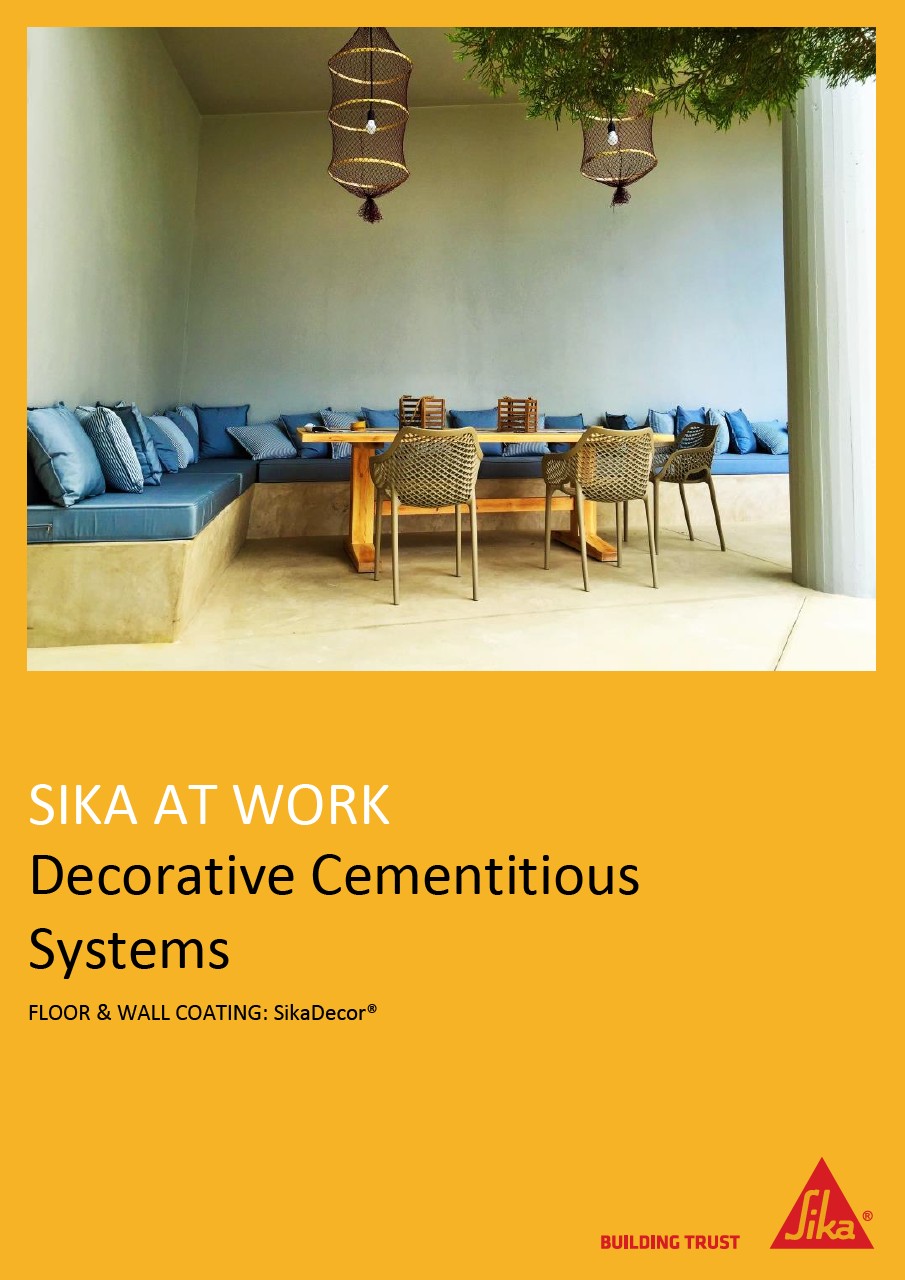 Reference Projects with Decorative Cementitious Systems SikaDecor®
