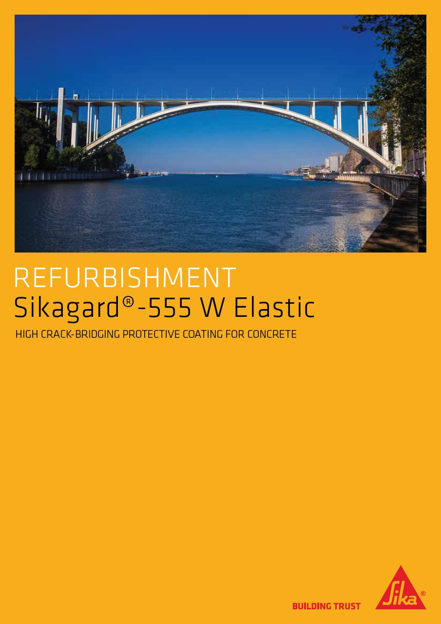 Ελαστική, προστατευτική βαφή Sikagard®-555 W Elastic