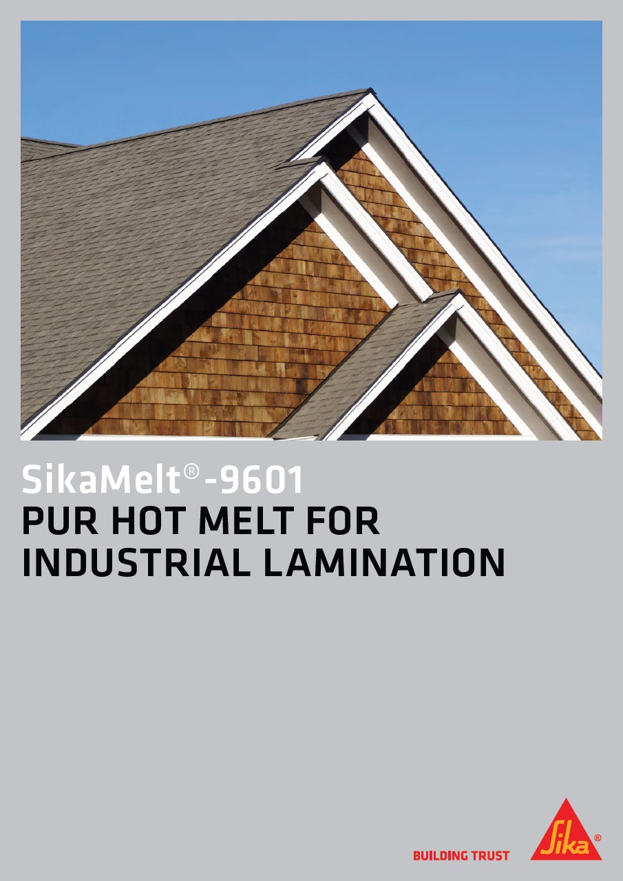 SikaMelt®-9601 - Θερμόκολλα για εφαρμογές βιομηχανικής ελασματοποίησης