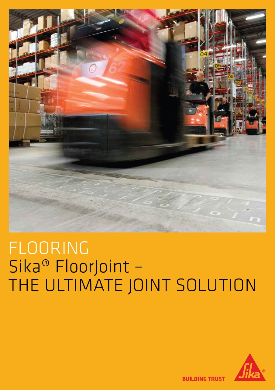 Sika® FloorJoint: Η απόλυτη λύση σφράγισης αρμών